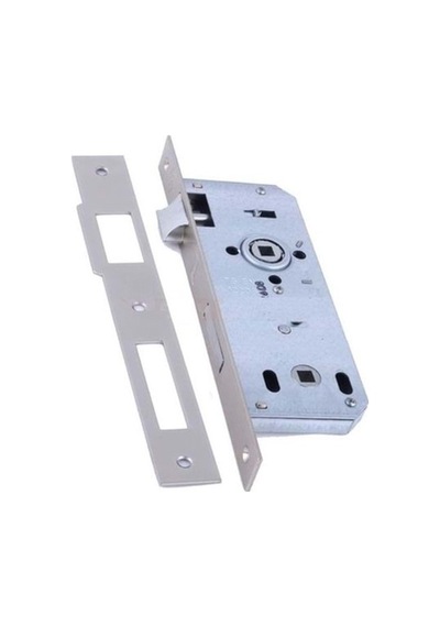 Kale 169r 40mm Banyo-wc Kilidi Rozet Delikli - Nikel