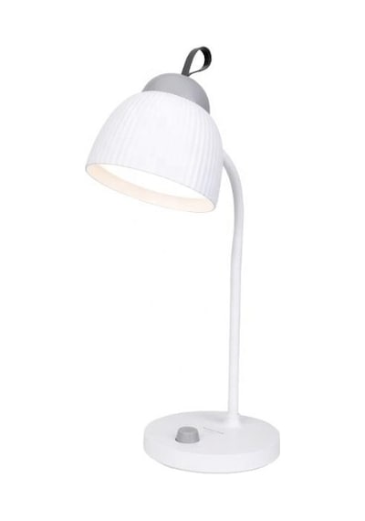 Wellhise Wd-6075 Dimmerli Led Ayarlanabilir Kablosuz Type-c Şarjlı Masa Lambası Beyaz