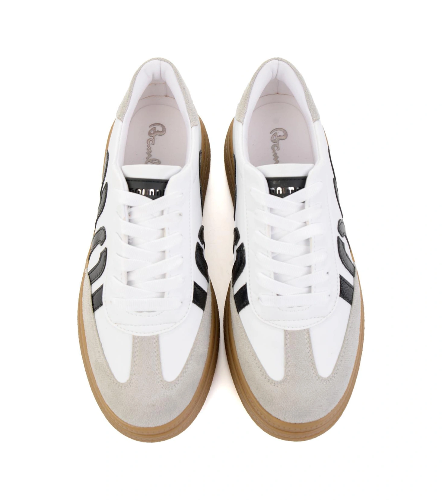 Bambi Beyaz Siyah Kadın Sneaker K01179600009 Siyah