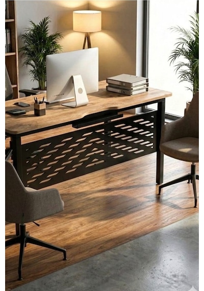 Büro Masası ,ofis Masası, 140 Cm. Çalışma Masası 5140 Metal