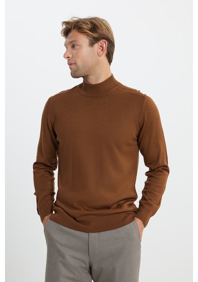 AC&Co / Altınyıldız Classics Erkek Tarcın Yünlü Sıcak Tutan Standart Fit Normal Kesim Yarım Balıkçı Yaka Triko Kazak Tarcın AC&Co / Altınyıldız Classics Erkek Tarcın Yünlü Sıcak Tutan Standart Fit Normal Kesim Yarım Balıkçı Yaka Triko Kazak Tarcın