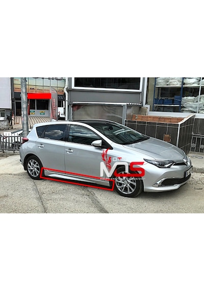 Toyota Auris Uyumlu Marşpiyel Sağ Sol Takım 2013-2018 Fiberglass Boyasız