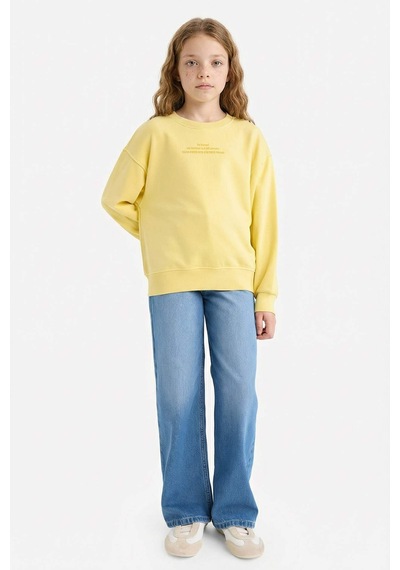 Defacto 29 Ekim Cumhuriyet Bayramı Relax Fıt Bisiklet Yaka Baskılı Sweatshirt Kız Çocuk E6782a826spyl115 Sarı-yl115 Defacto 29 Ekim Cumhuriyet Bayramı Relax Fıt Bisiklet Yaka Baskılı Sweatshirt Kız Çocuk E6782a826spyl115 Sarı-yl115
