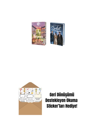 Ay Çarpması + Şirket Oyunları Ciltli + Okuma Sticker'ları