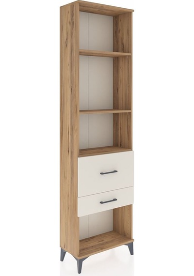 Arges Dolap 3 Raflı 2 Çekmeceli 60x30x221 Çam-aytaşı Atlas Çam