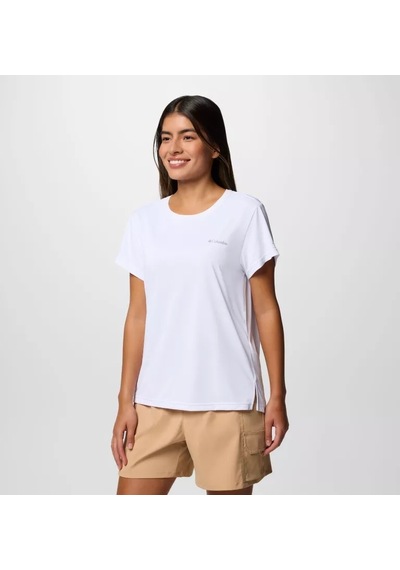 Columbia Al3349 Bluevista Hill Ss Crew Kadın T-shirt 2119301100 Beyaz
