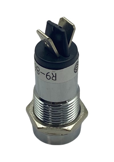 12v Göz Lambası Metal Büyük Ledli Yeşil 16 Mm