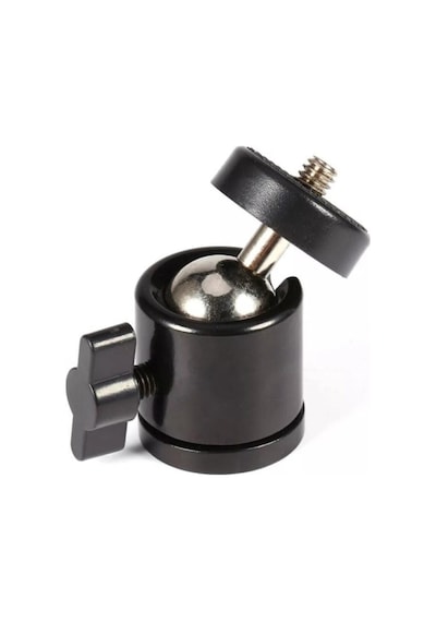 Microcase AL2983 Tripod için 360 Döner 1/4 Metal Mafsal Aparatı