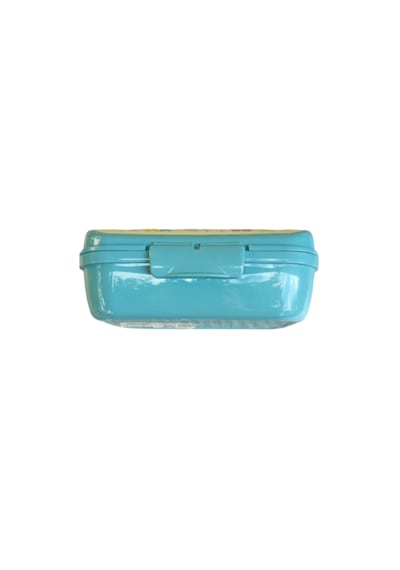 Onyx Good Food Desenli Kilitli Beslenme / Lunch Box - 1000 Ml Mavi