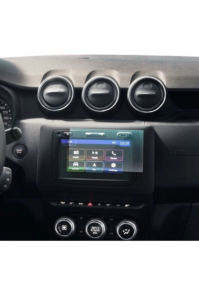 Dacia Duster 2021-2022 Uyumlu 8 İnç Navigasyon 9h Nano Ekran Koruyucu 9H Nano Ekran Koruyucu