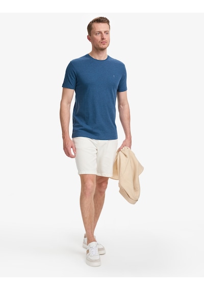 Pierre Cardin Erkek İndigo Melanj Tişört Basic 50325307-vr155