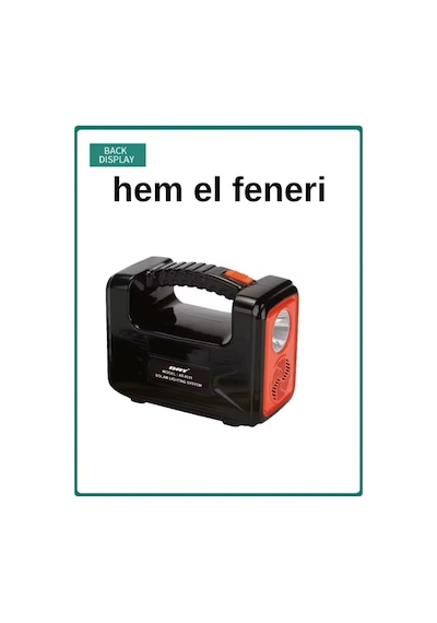 At-9011 Dat Güneş Enerjisi Aydınlatma Kiti - Şarj Edilebilir Çok Amaçlı Acil Durum Işığı Bağ Evi Köy