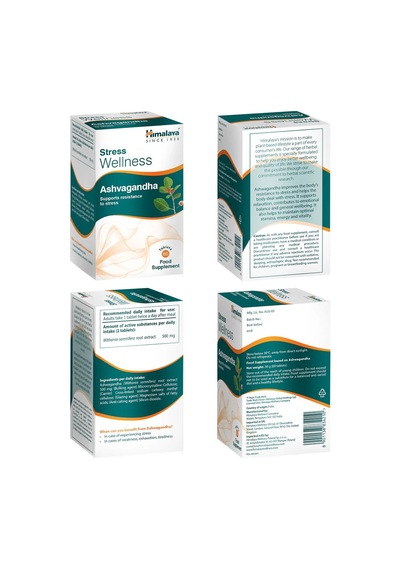 Himalaya Stress Wellness Ashwa/gandha 60 Tablet