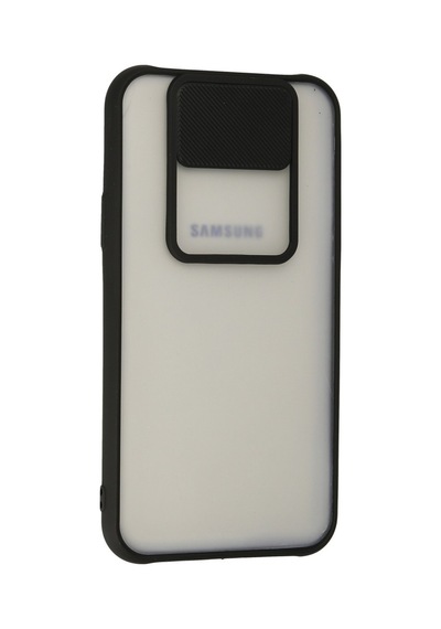 Samsung Galaxy  Uyumlu,  J7 Kılıf Palm Buzlu Kamera Sürgülü Silikon - Siyah