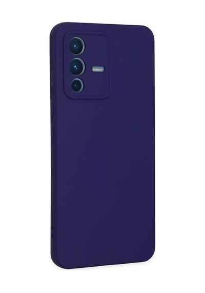 Bezos Vivo V23 5g Kılıf Nano İçi Kadife Silikon - Mor Nıda