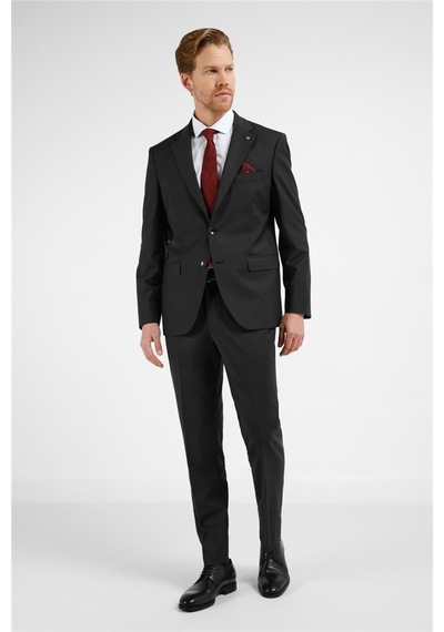 İmza Füme Mono Yaka 6 Drop Comfort Fit Tam Astar Yünlü Takım Elbise 1001255178 Antrasit İmza Füme Mono Yaka 6 Drop Comfort Fit Tam Astar Yünlü Takım Elbise 1001255178 Antrasit