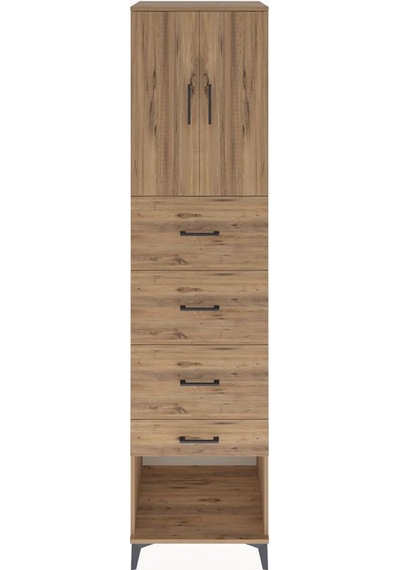 Hyperion Dolap 2 Raflı 4 Çekmeceli 2 Kapaklı 60x44x243 Çam-çam Çam Hyperion Dolap 2 Raflı 4 Çekmeceli 2 Kapaklı 60x44x243 Çam-çam Çam