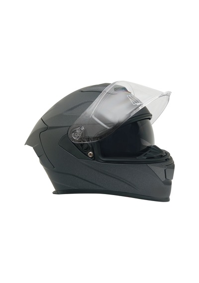 Gp My Helmet Mks001-mg Yarış Spoiler Güneş Vizörlü Şeffaf Full Face Motosiklet Kaskı Çok Renkli
