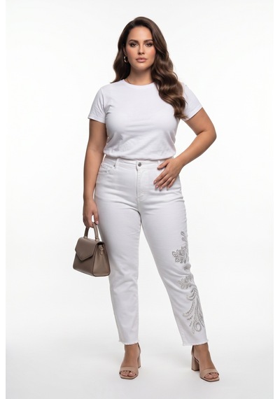 Pantolon Seleste 24y274 Beyaz