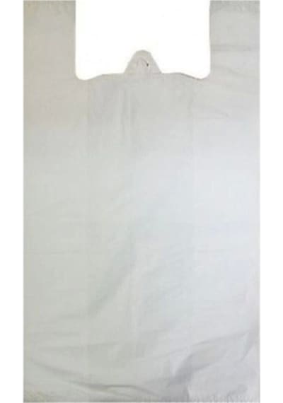 A Kalite Beyaz Hışır Poşet 5 Kg Büyük Boy Atlet Poşet