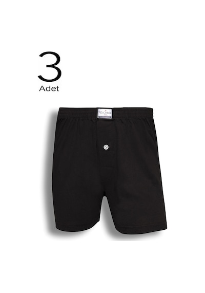 3'Lü Erkek Düğmeli Boxer 14102-A3