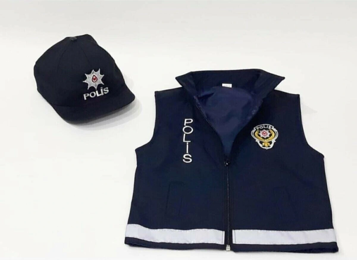 Sevimli Kids Kids Unisex Çocuk Lacivert Polis Şapka Ve Yeleği Kıyafeti Kostümü Lacivert Sevimli Kids Kids Unisex Çocuk Lacivert Polis Şapka Ve Yeleği Kıyafeti Kostümü Lacivert