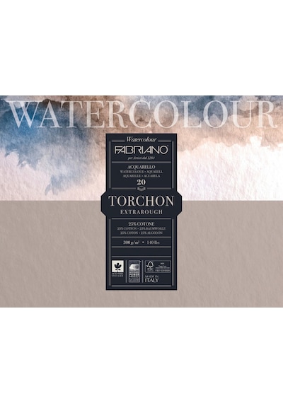 Fabriano Torchon Sulu Boya Blok 300Gr. 35.5X51 Cm N 19100278