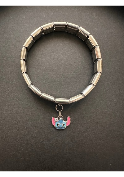 Stitch Italyan Bileklik Sallantılı Charmı Sadece 1 Adet Charm Gönderilir Mavi
