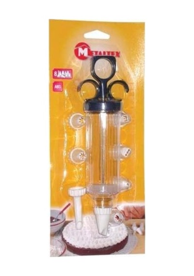 Metaltex 7 Pasta Dekorasyon Pompası, 3 Adet Diğer
