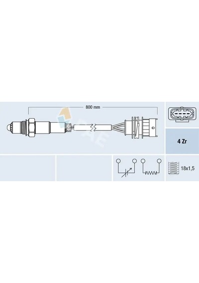 Ford Mondeo 3 Oksijen Sensoru 2.0 2001-2007 Fae 77157