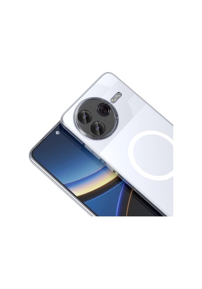 Vendas Xiaomi Poco F7 Pro Kamera Korumalı M-safe Şarj Özellikli Şeffaf Zore London Sert Pc Kapak Şeffaf