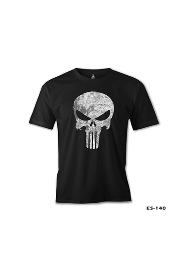 Punisher Siyah Erkek Tshirt
