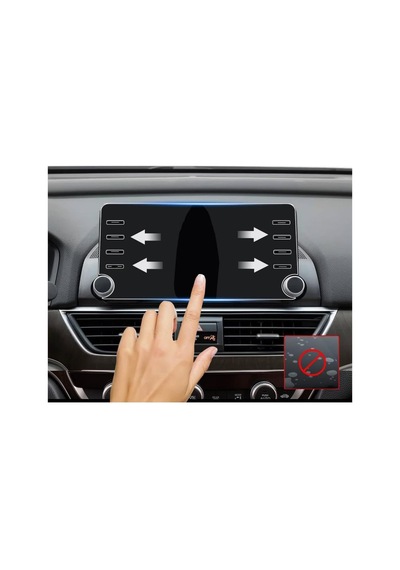 Honda Accord 8 İnç İle Uyumlu Multimedya Ekran Koruyucu Nano Şeffaf Standart