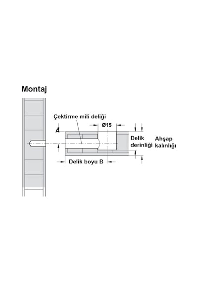 Hafele Minifix 20'Li Takım - 262.26.034