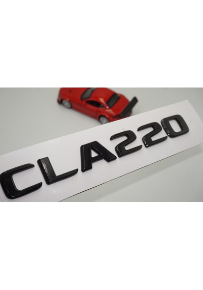 CLA 220 Bagaj Parlak Siyah ABS 3M 3D Yazı Logo