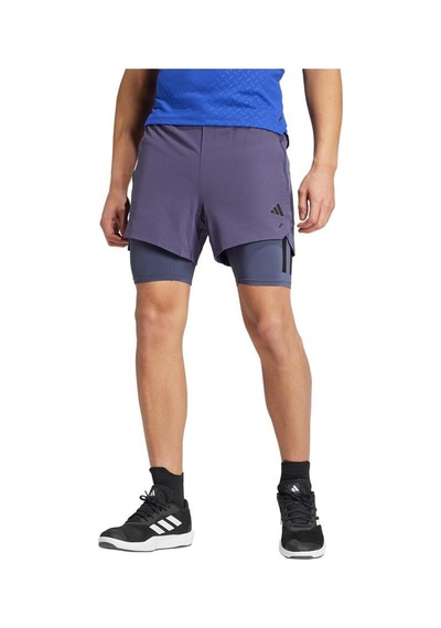 Adidas Power 2in1 Sho Erkek Şort Ix9096 Mavi