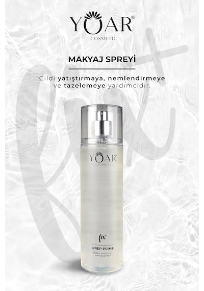 Nemlendirici Makyaj Sabitleme Spreyi, Make-up Fix Sprey- E Vitaminli