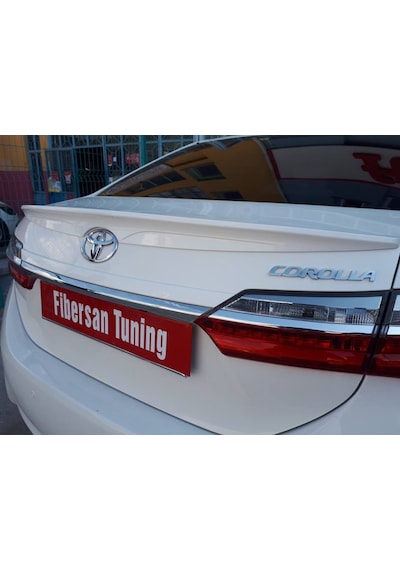 Toyota Corolla Uyumlu Spoiler 2014 . ---Fibersan Tuning