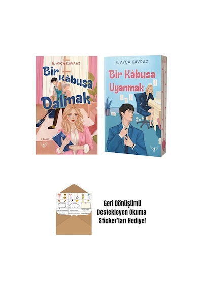 Bir Kabusa Dalmak + Bir Kabusa Uyanmak 2 Kitap Set + Okuma Sticker'ları