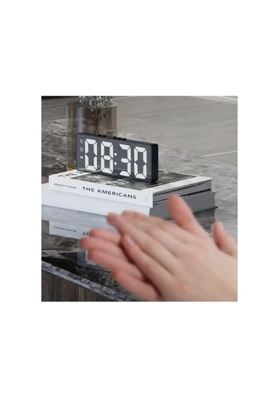 Aynalı Termometre Alarm Takvimli Led Dijital Masa Saati Diğer