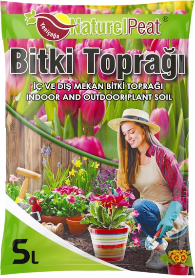 Naturel Peat Bitki Toprağı - 5 Litre 100