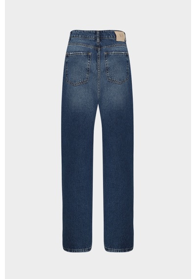 Açelyaokcu High Waist Tailored Baggy Balloon Kadın Jean Pantolon Lacivert Açelyaokcu High Waist Tailored Baggy Balloon Kadın Jean Pantolon Lacivert