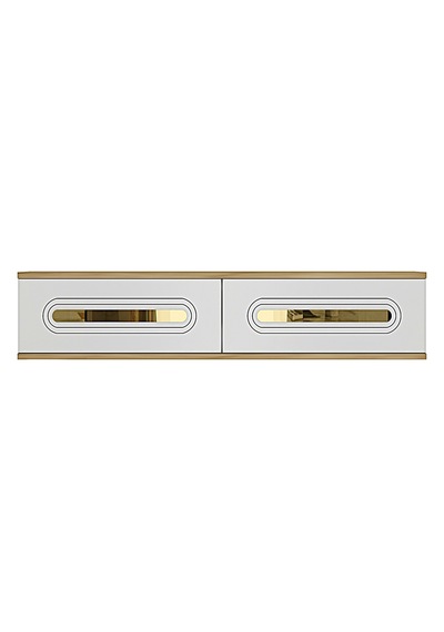 Da1220dbg Rany Dresuar , Antre Hol Rafı Safirmeşe-beyaz-gold 120cm