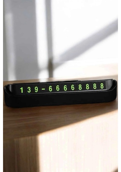 Hubrendy Kargo Araç İçi Numaratör Numaralık Torpido Üstü Açılır Kapanır Telefon Numarası Bırakma