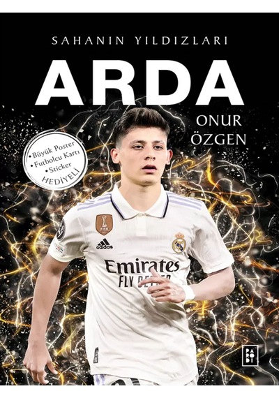Sahanın Yıldızları Messi - Arda - Dzeko Poster Sticker Futbolcu Kartı Hediyeli Toplam 12 Kitap