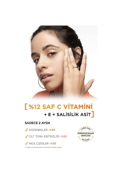 L'Oréal Paris Revitalift Clinical %12 Saf C Vitamini Aydınlatıcı Serum & L'Oréal Paris Revitalift Lazer Saf Retinol Gece Serumu pktrvtcvtrtnlsrm-9575