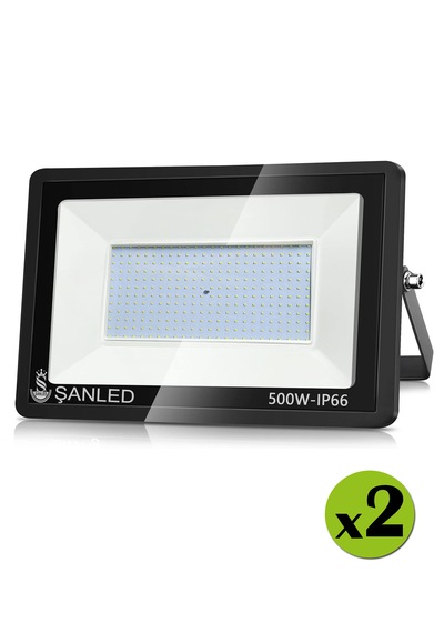 500w 30.000 Lümen 6500k Beyaz Işık Smd Led Projektör-2 Adet