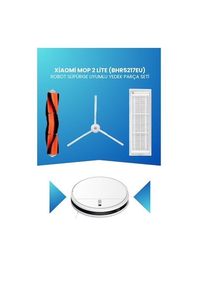 Xiaomi Mop 2 Lite Robot Süpürge Uyumlu Yedek Parça Seti Bhr5217eu