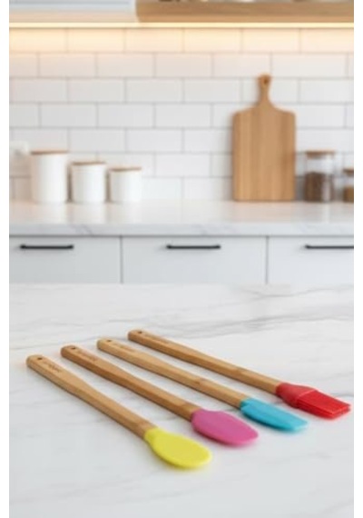 Bambum Zolly 4 Parça Spatula Seti Büyük Diğer