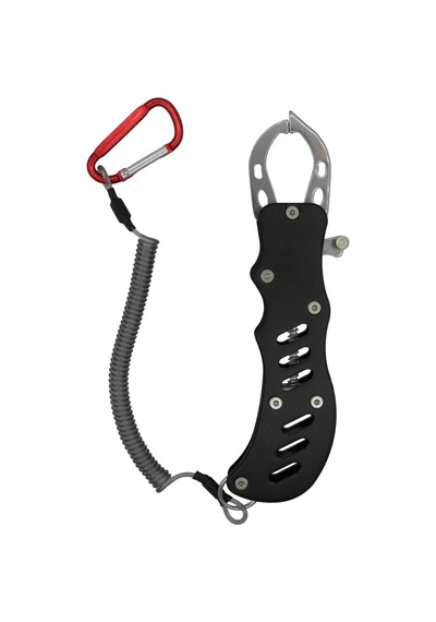 Eurofish Aluminum Grip Metal Balık Tutucu Maşa Siyah